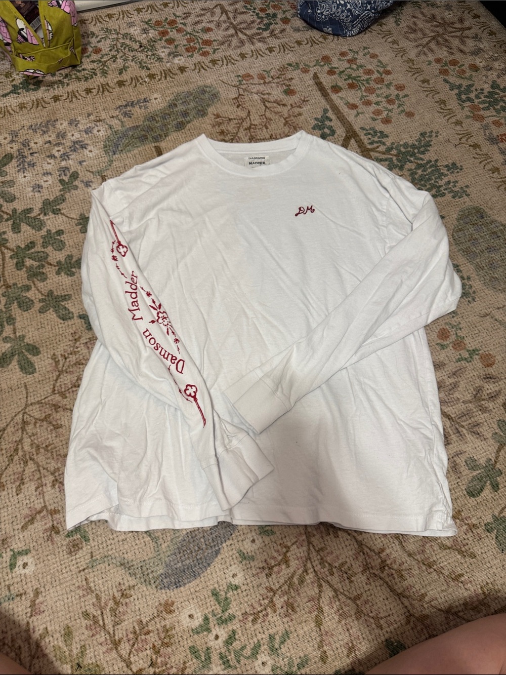 Damson Madder Oversized Long-Sleeve Graphic Tee - Matchbox Accent